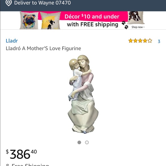 LLADRÓ A MOTHER’S LOVE FIGURINE - Picture 8 of 8